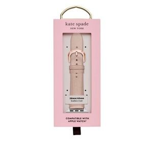 Kate Spade Metallic Rose Gold Leather 38/40 mm Apple Watch Wrist Band